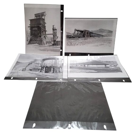 Vintage Lot of 19 Railway Photography Pictures and 1 Folded Wall Poster - Picture 7 of 7